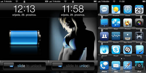 Iphone Blue Theme