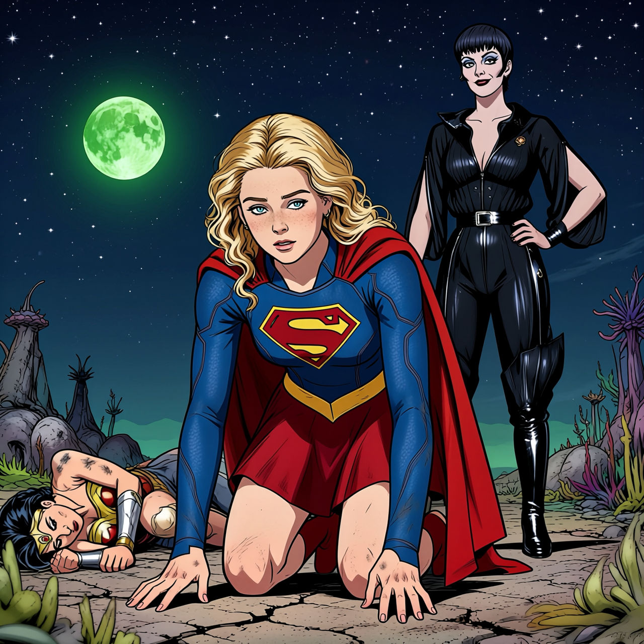 Character Defeated Supergirl And Wonder Woman Defeated By Ursa by NicksAICreations on ...