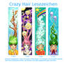 Crazy Hair Bookmarks