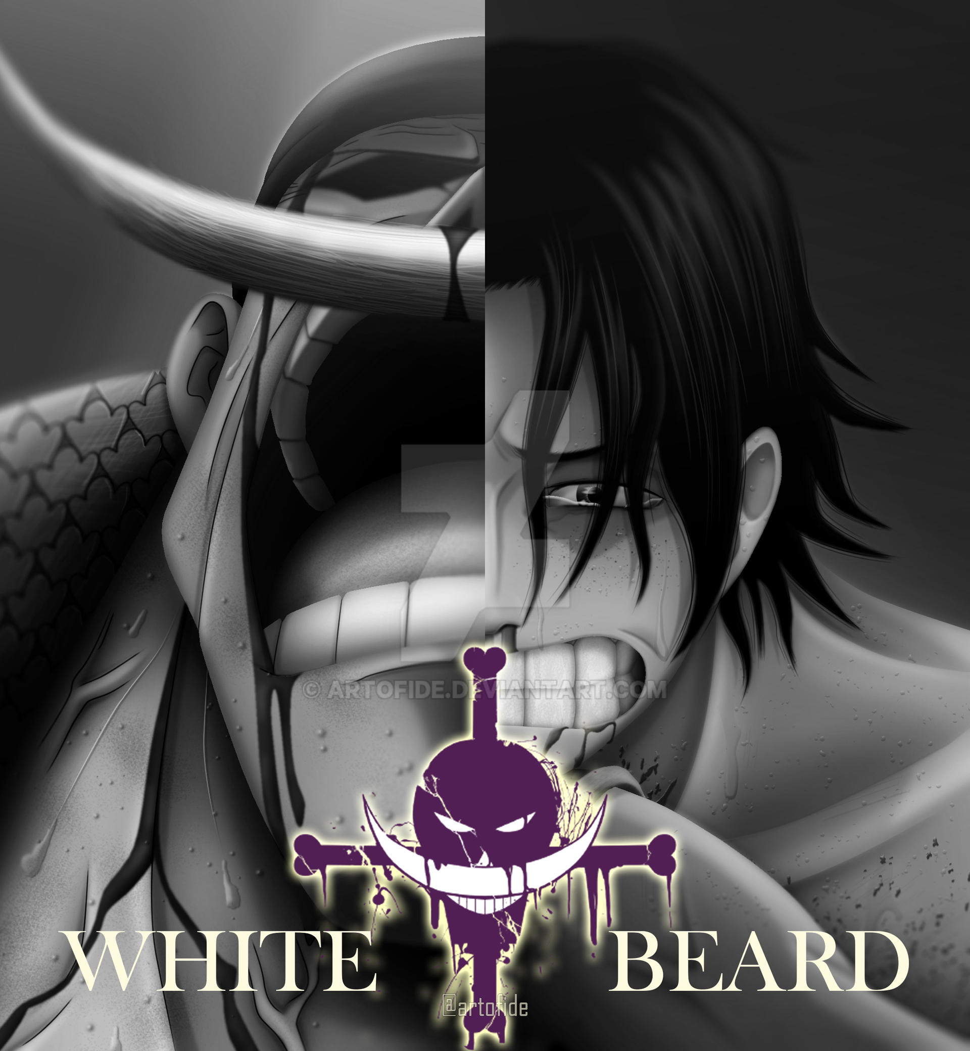 Shirohige's (Whitebeard's) Bisento by Maexam on DeviantArt