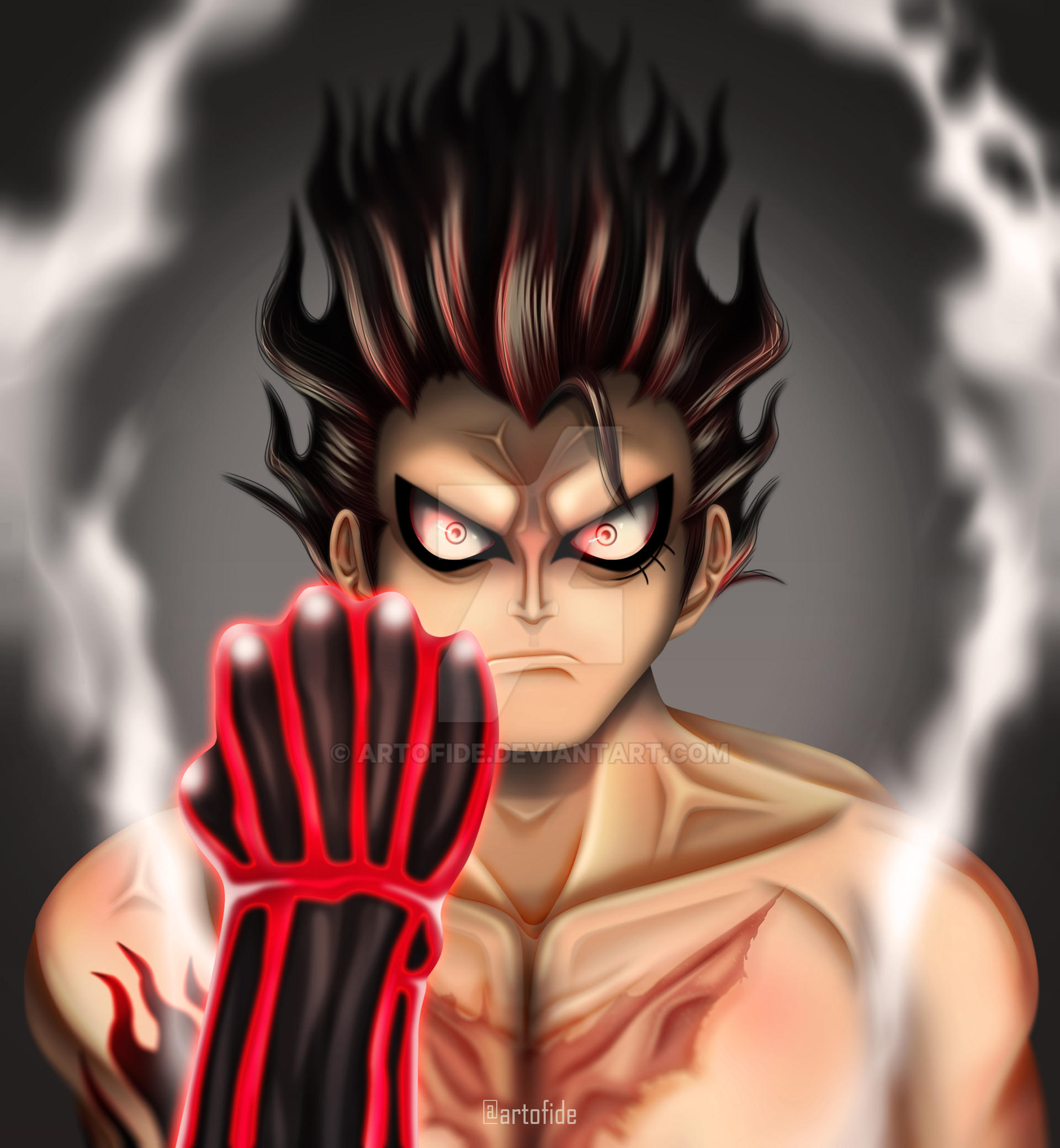 Monkey D Luffy Gear Fourth Snakeman By Artofide On Deviantart Monkey D Luffy Gear Fourth Snakeman By Artofide On Deviantart
