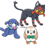 Alola Starters