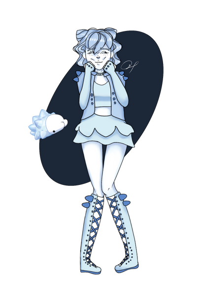 Snom Human Snom pokemon character by ArtsbyVer on DeviantArt