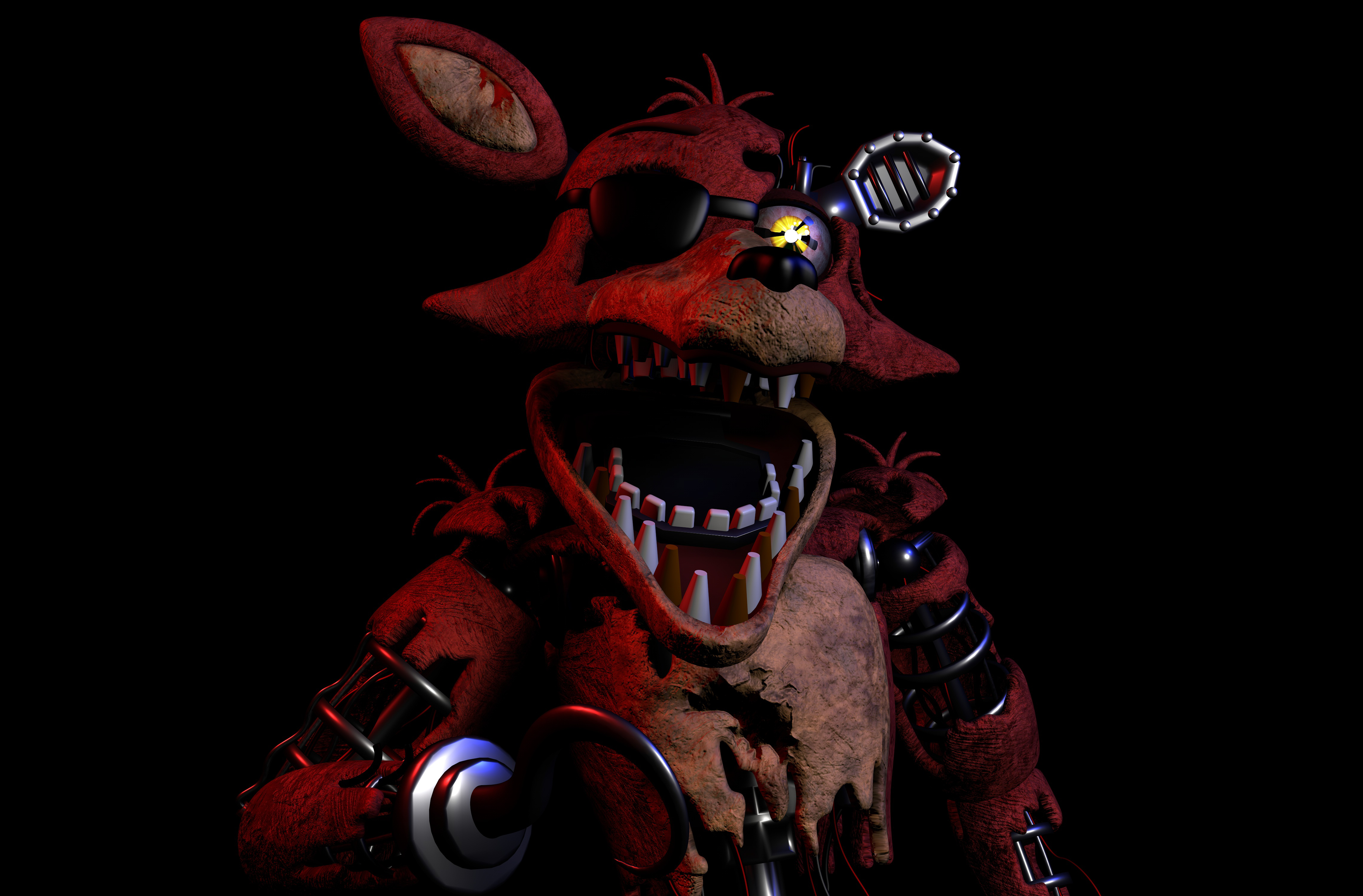 FNaF C4D  FNaF 4 Nightmares by BrussPictures on DeviantArt