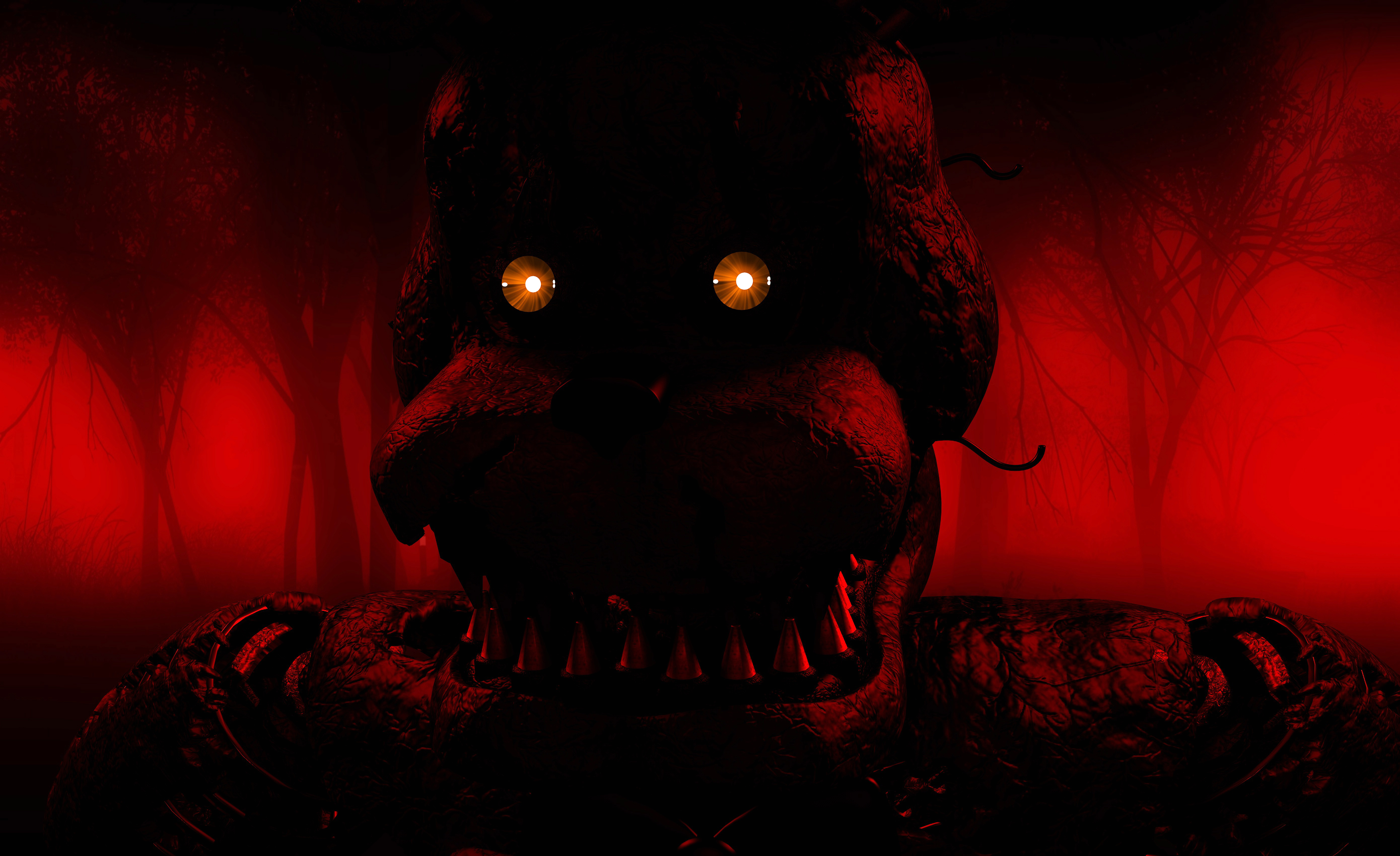 FNaF C4D  FNaF4 Nightmare Animatronics by BrussPictures on DeviantArt