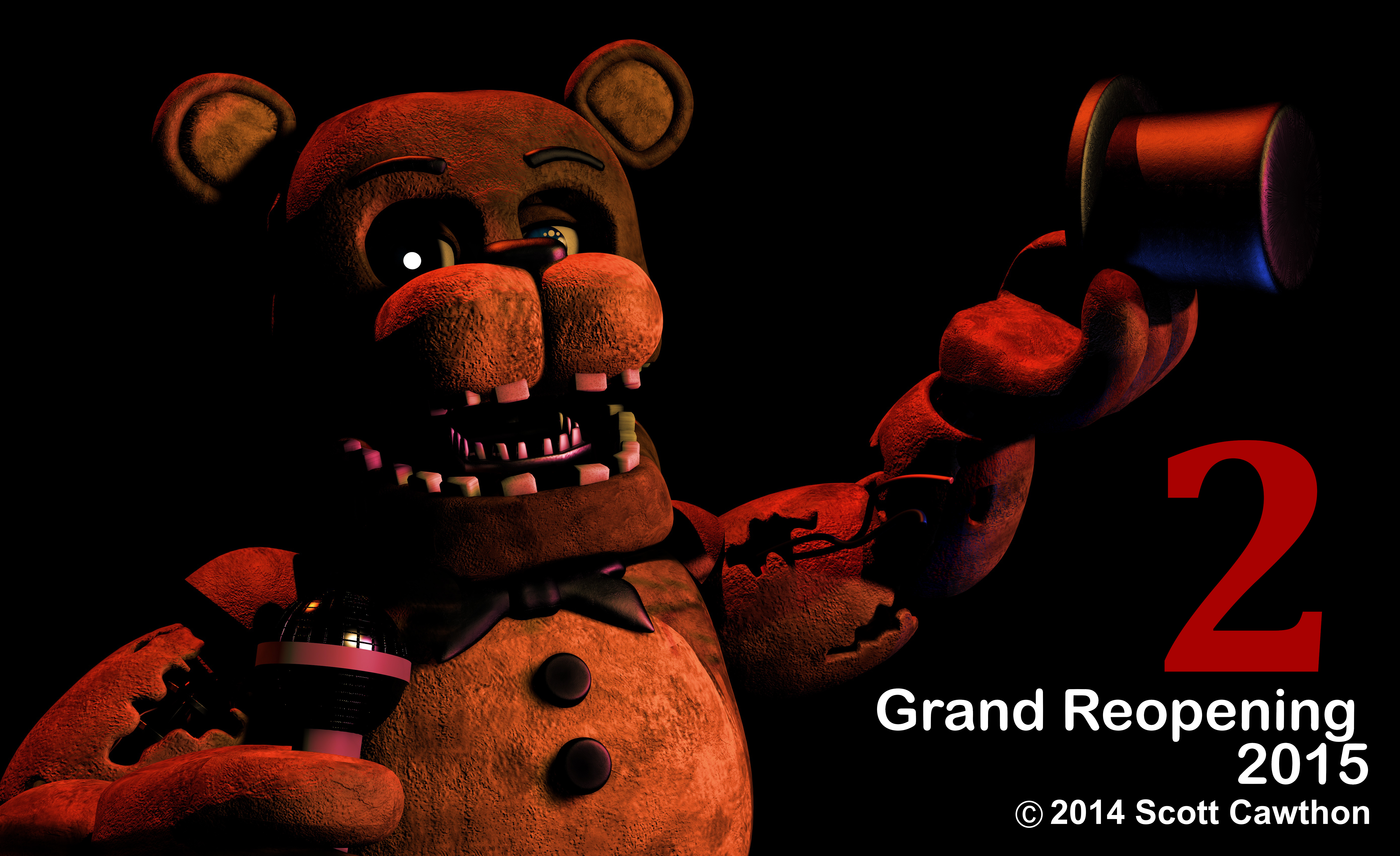 FNaF C4D  FNaF 1 Freddy Fazbear Jumpscare by BrussPictures on DeviantArt