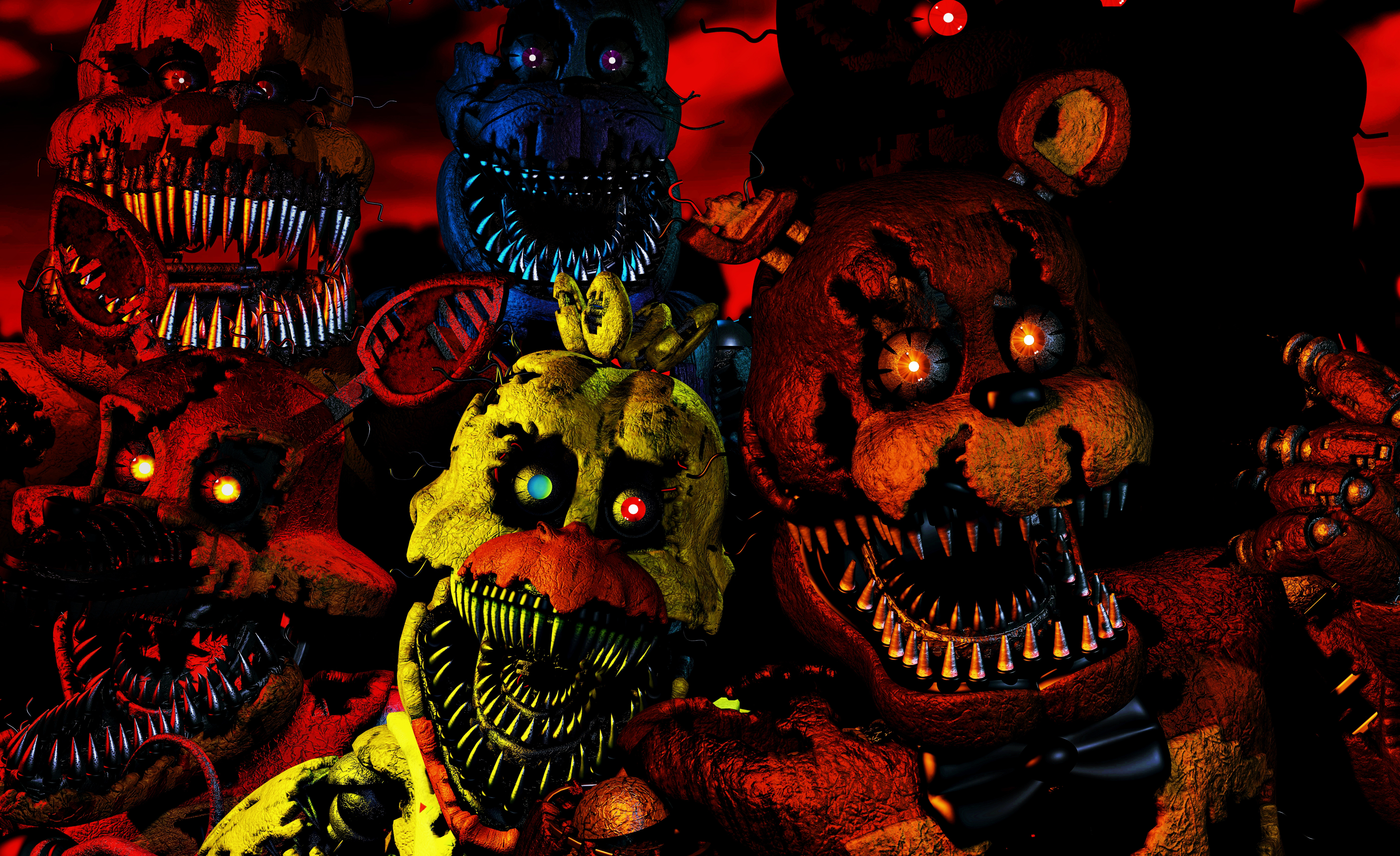 Nightmare //Fnaf 4// by MysticbatRoza on DeviantArt