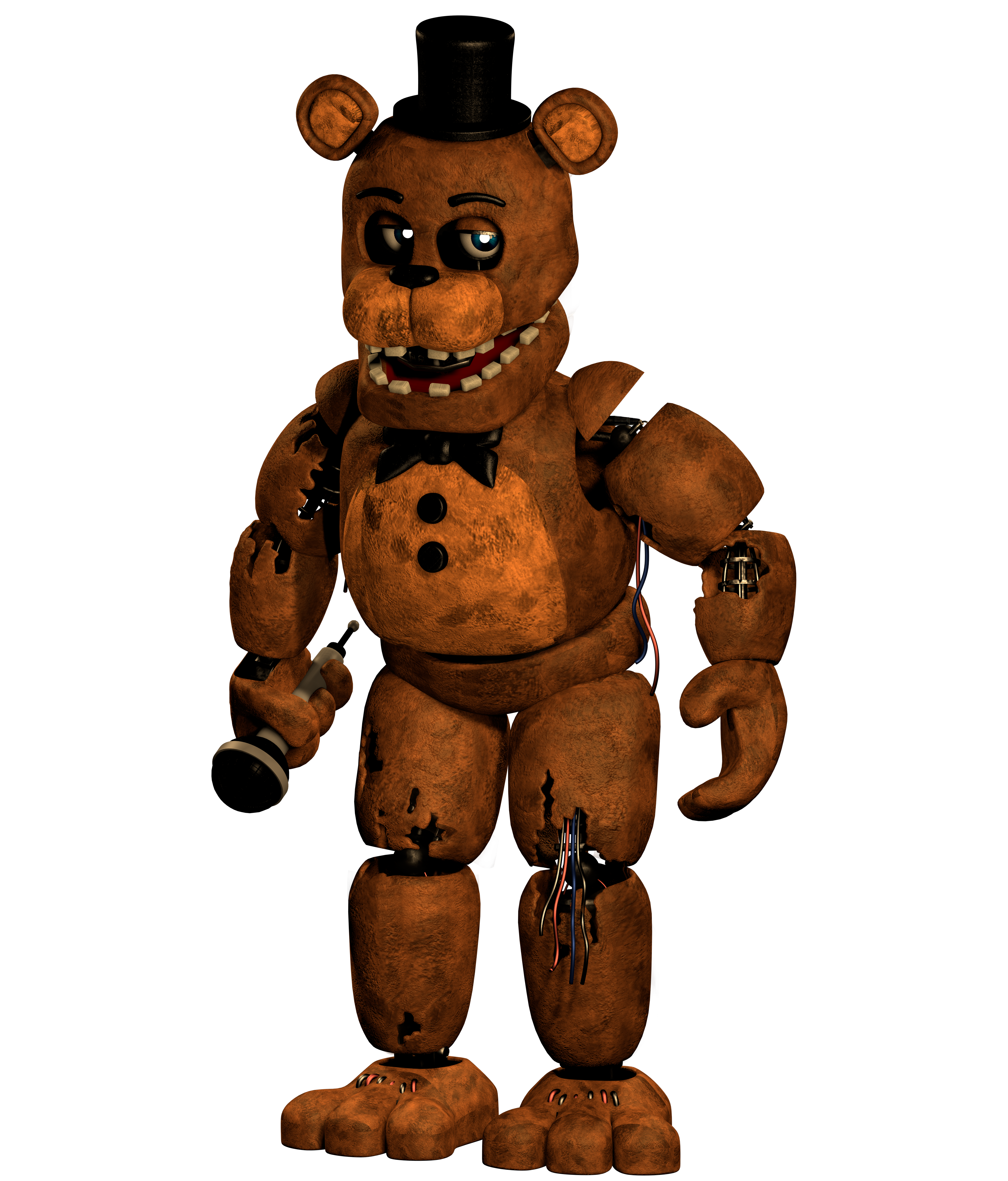 Withered Freddy Full Body png