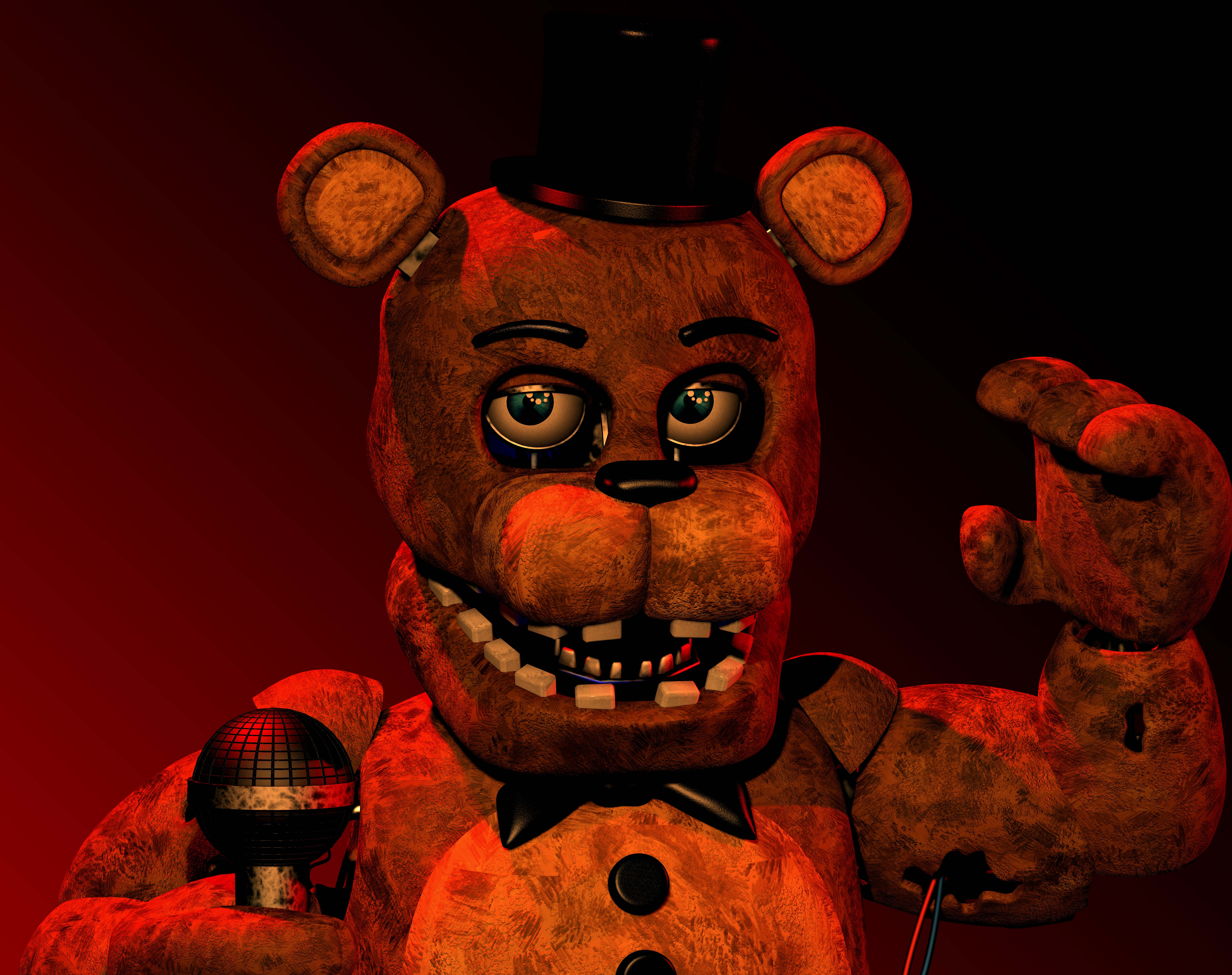 FNaF C4D  FNaF 2 Withered Freddy Pose Remake by BrussPictures on DeviantArt