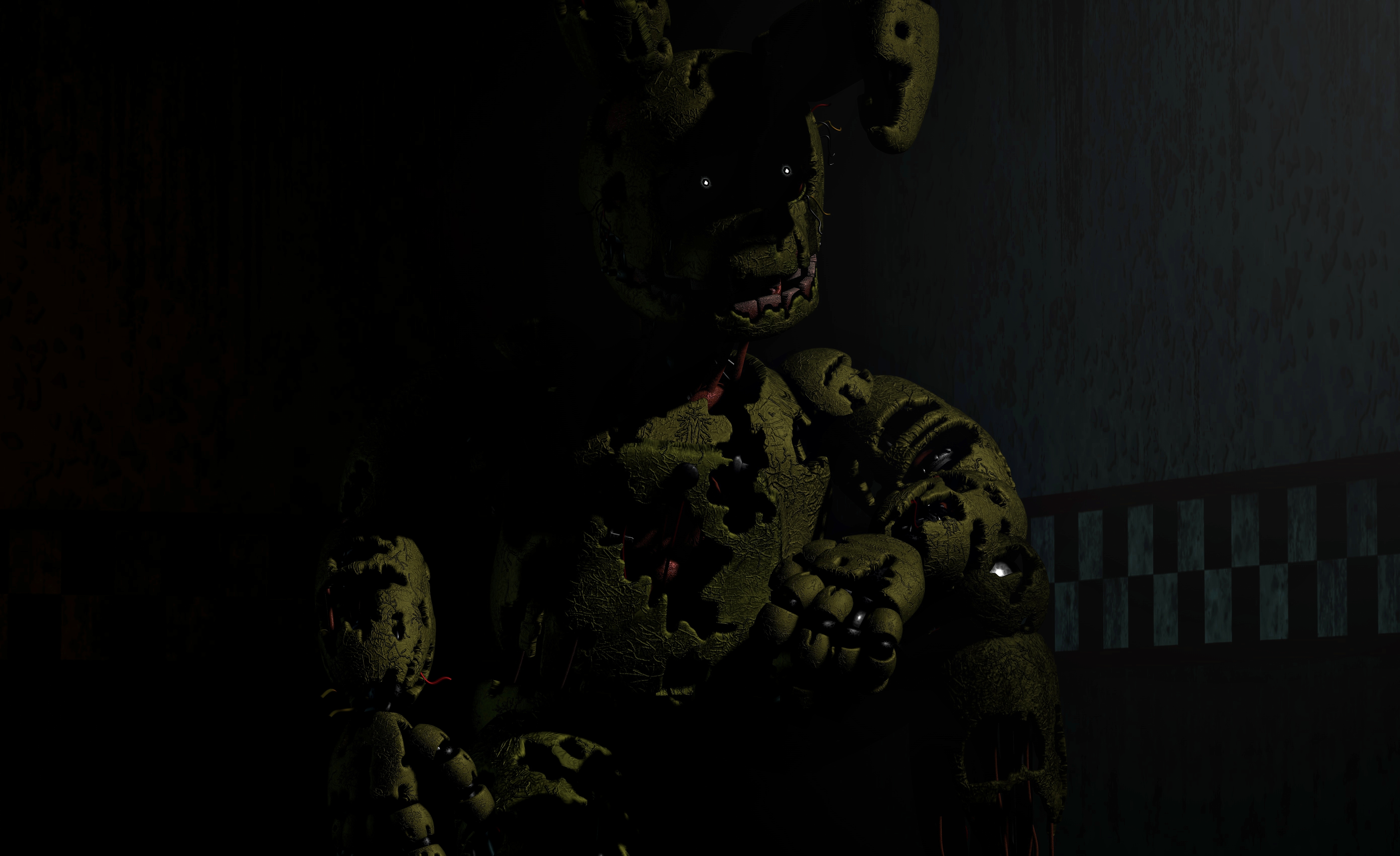 FNaF C4D  FNaF 4 Nightmares by BrussPictures on DeviantArt