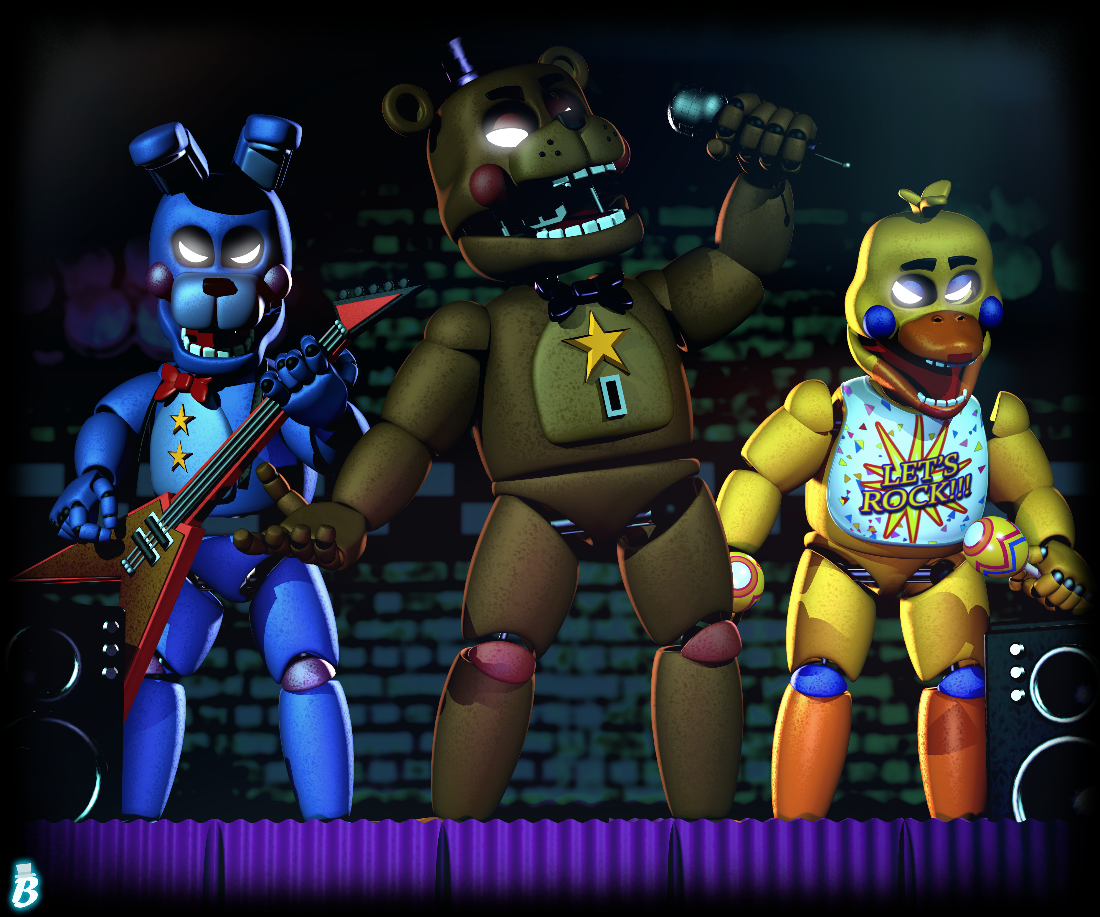 C4D/FNaF) FNaF 6  Welcome to the Rockstar Family by fnafandmore001 on  DeviantArt