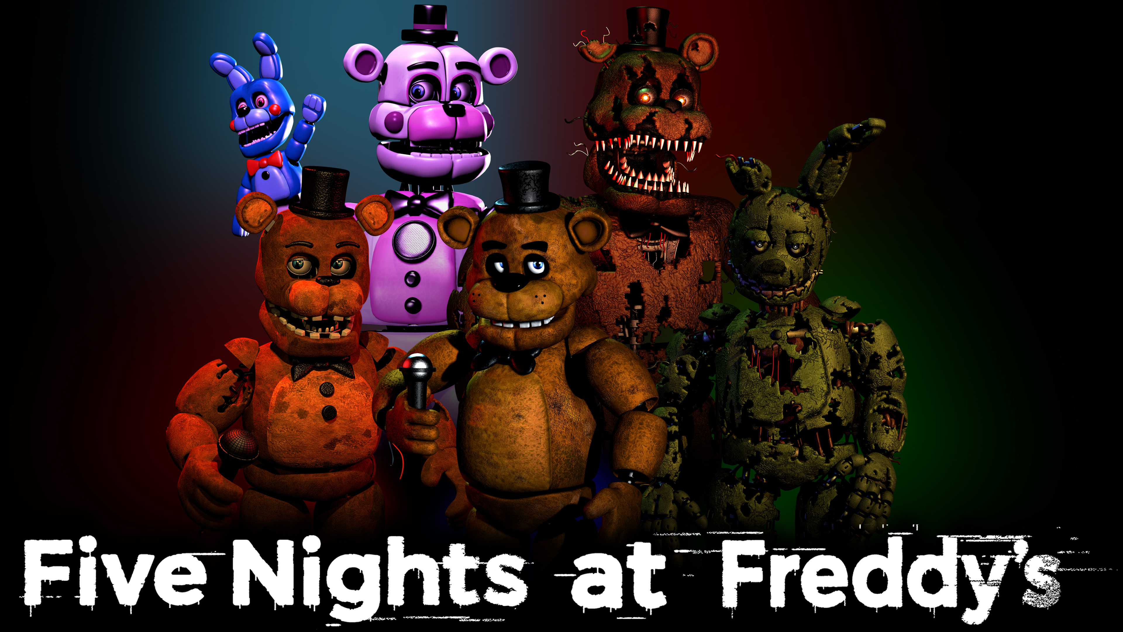 FNaF C4D  FNaF 1 Freddy Fazbear Jumpscare by BrussPictures on DeviantArt