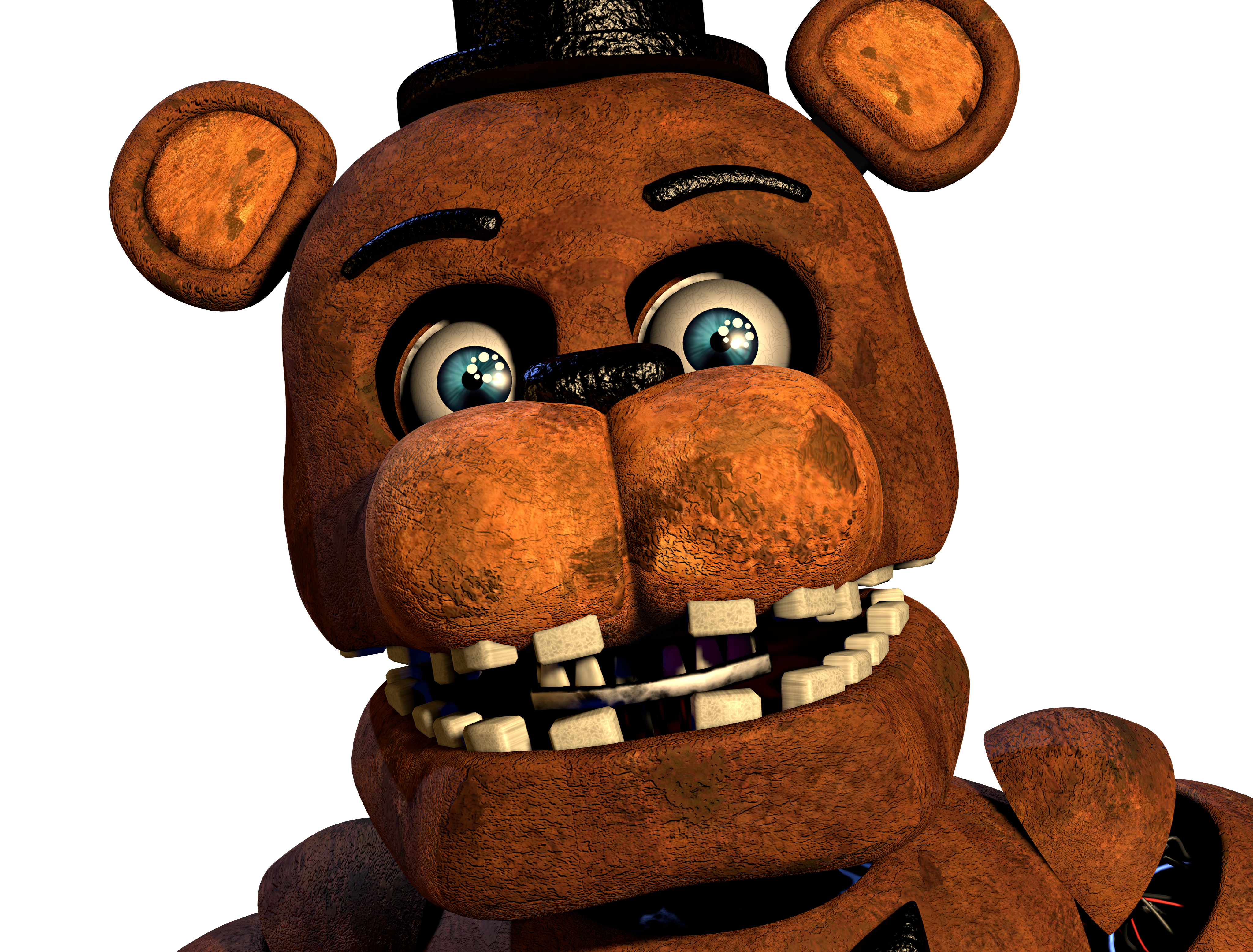 Withered Freddy Render png