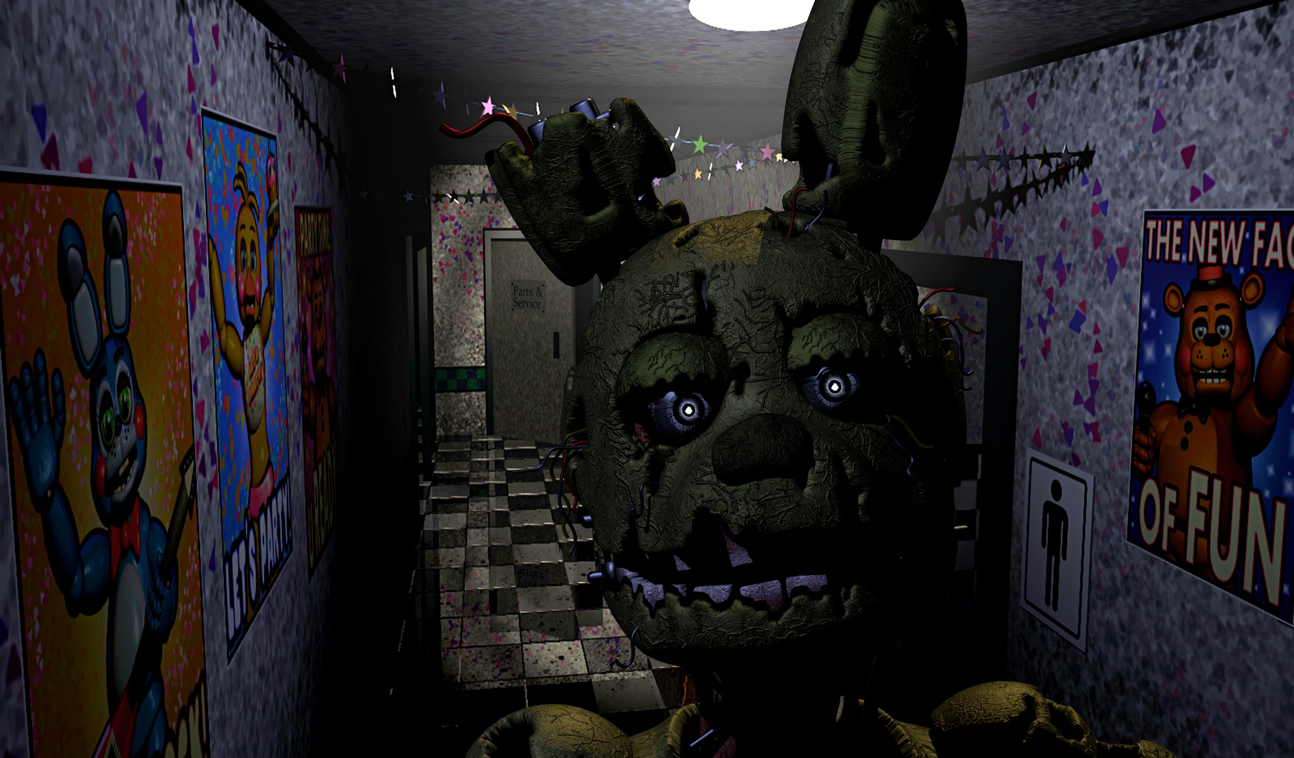 FNaF C4D  FNaF 4 Nightmares by BrussPictures on DeviantArt