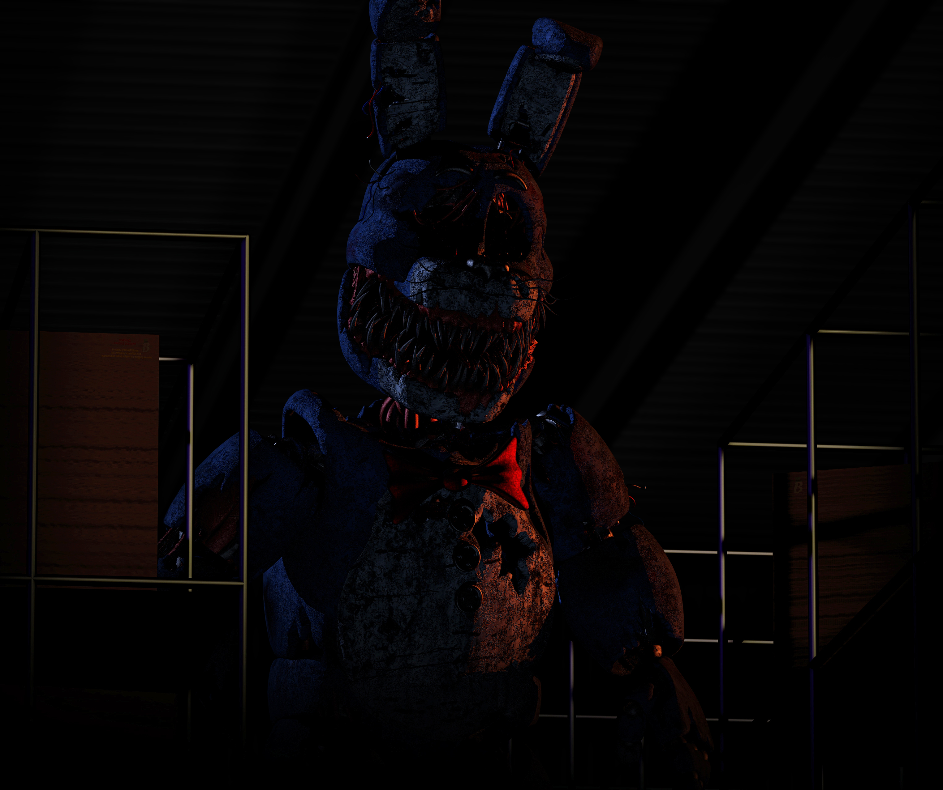 FNaF C4D  FNaF 4 Nightmares by BrussPictures on DeviantArt