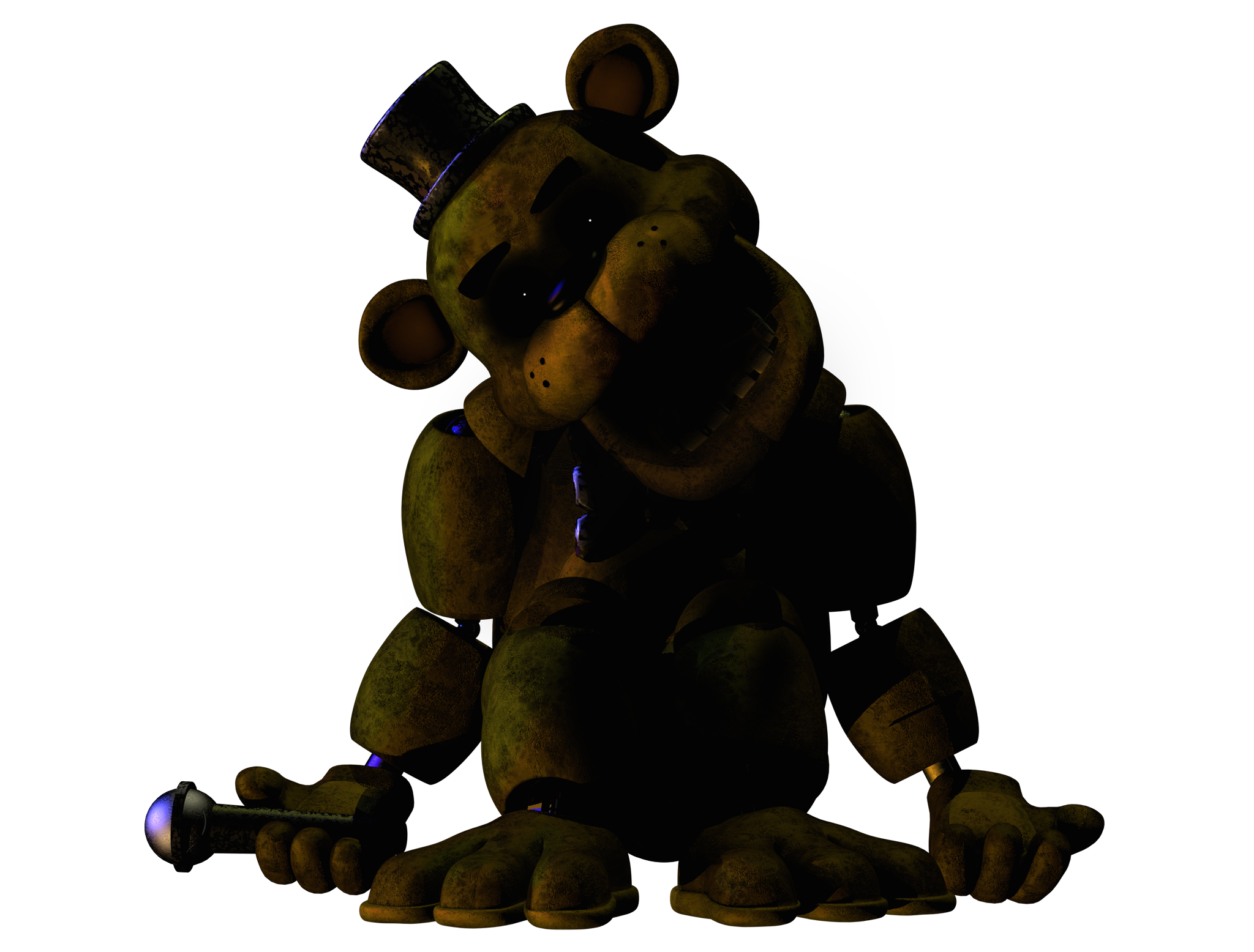 FNaF C4D  FNaF 2 Withered Freddy Pose Remake by BrussPictures on DeviantArt