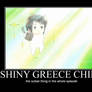 shiny chibi greece poster