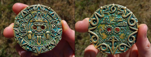 Ancient Aztec Medallion