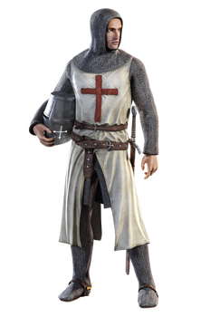 Knight Templar (Cut-Out Stock Image) 001
