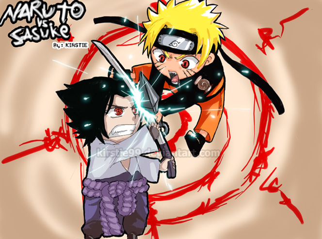 narutoXsasuke chibiss