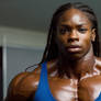 Black Muscle Beauty (AI, close to reality 1)