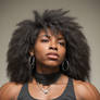 Black Muscle Beauty (AI, close to reality 10)