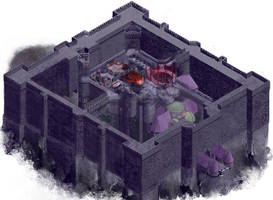 Ravenloft - F3 - Rooms of Weeping w parapet