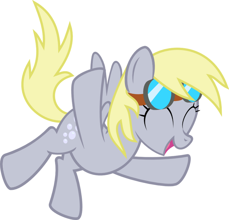 Derpy Likes Flying by CrimsonLynx97 on DeviantArt