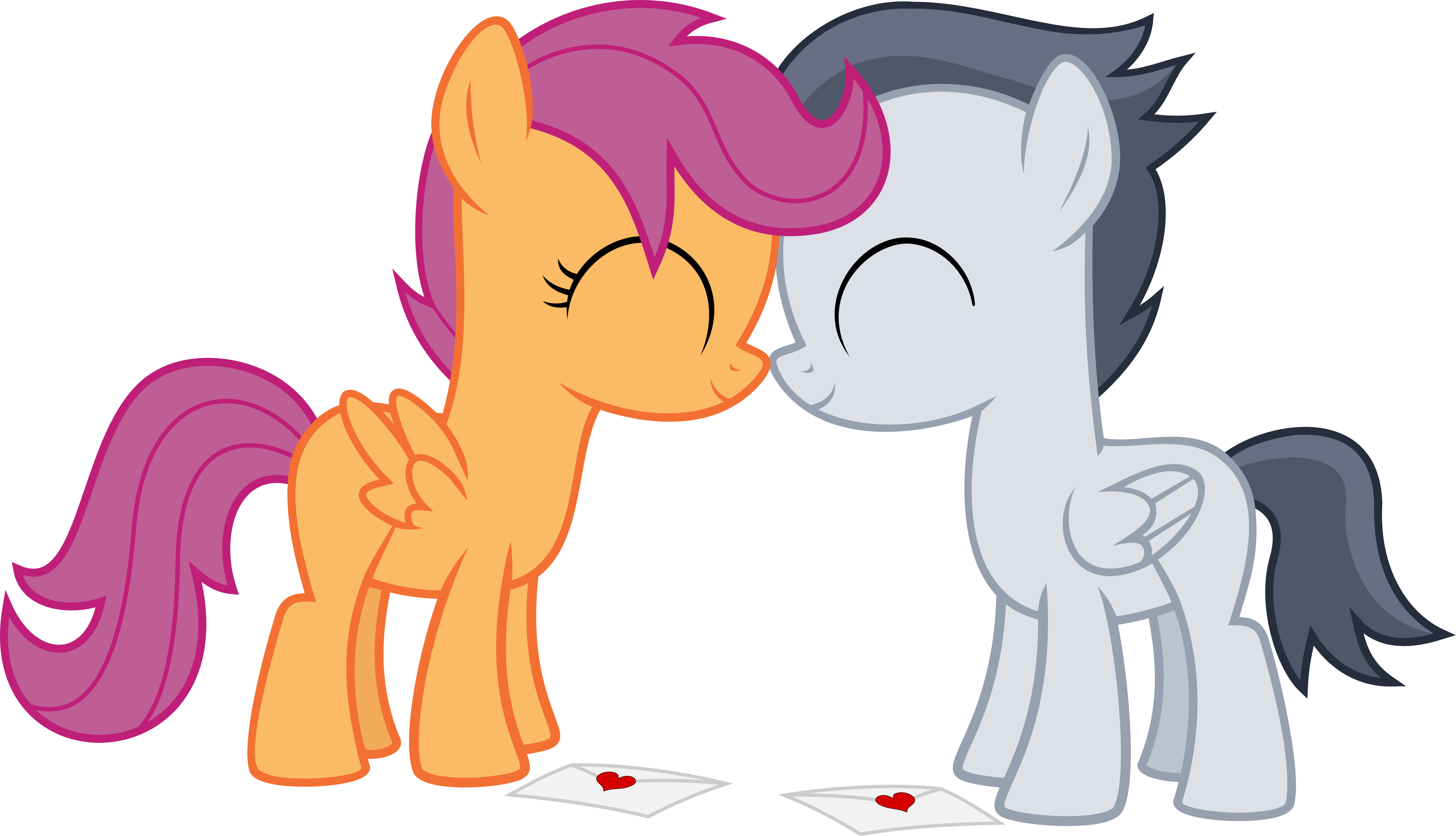 Scootaloo and Rumble