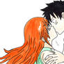 Luffy x Nami -  Come and kiss me!