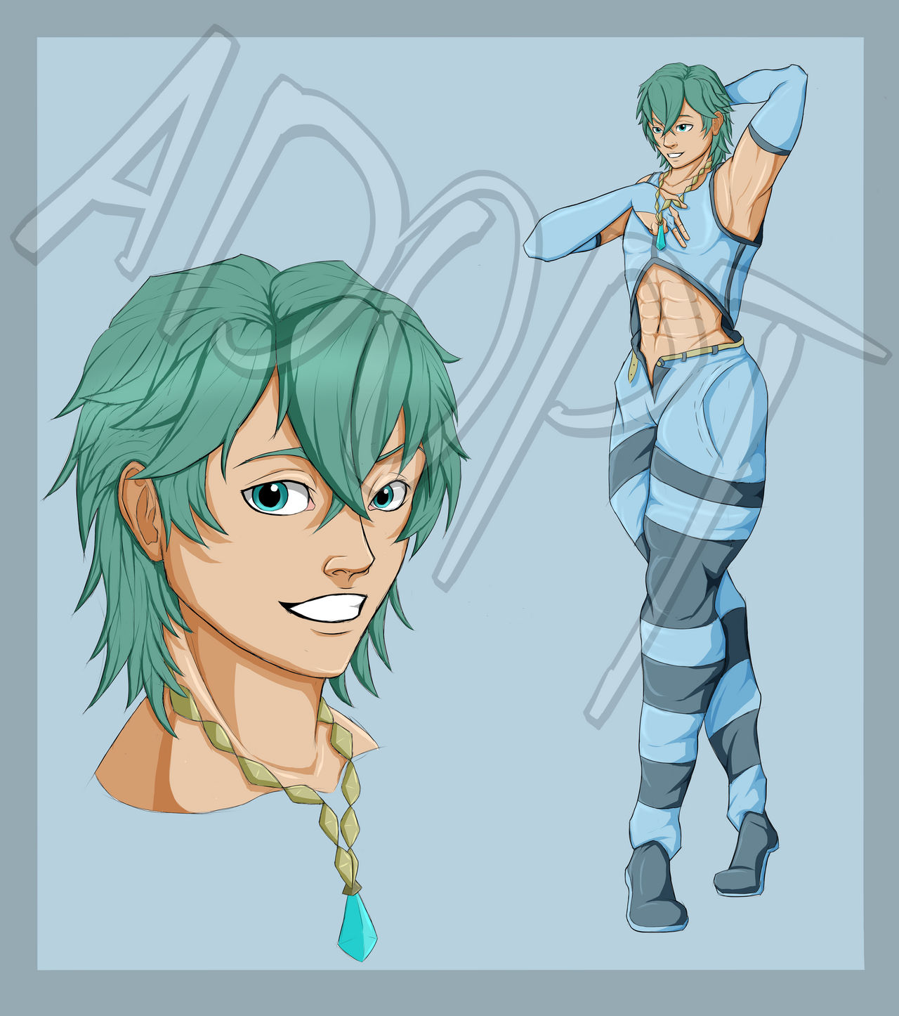 Green Hair Guy by Idussoid on DeviantArt