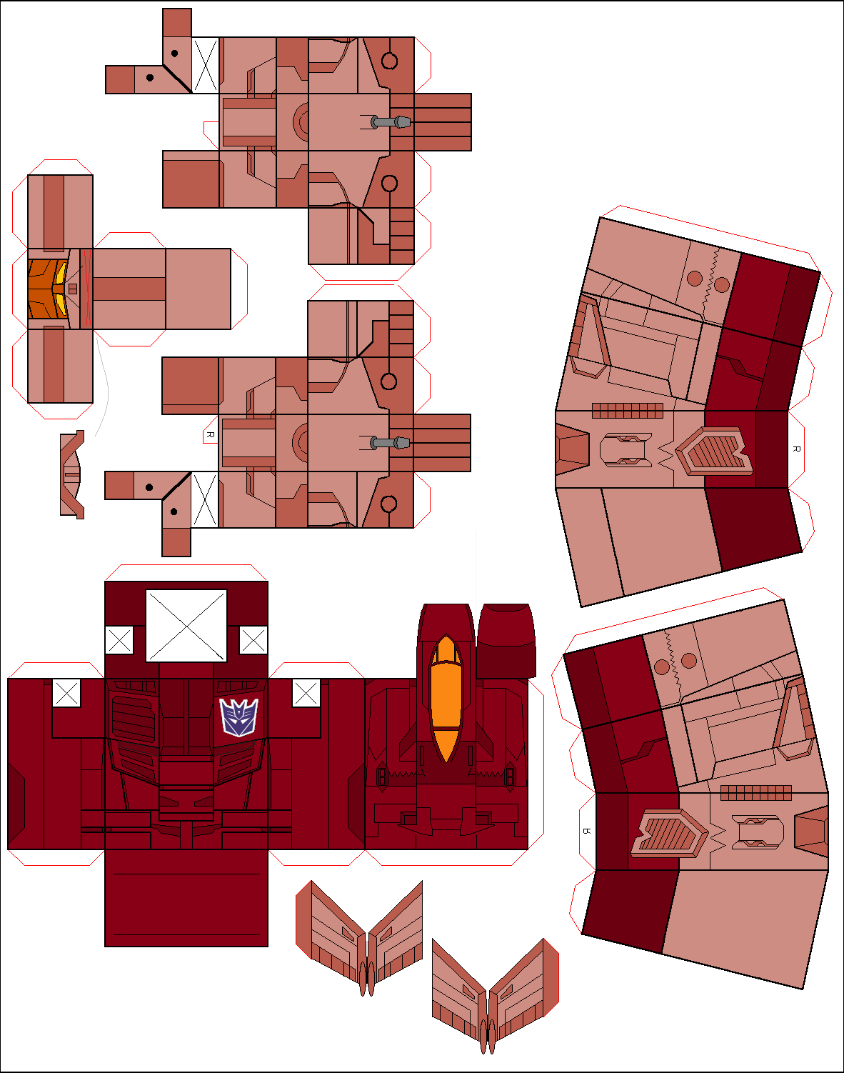 Transformers Papercraft Windsweeper by manohuevo123 on DeviantArt