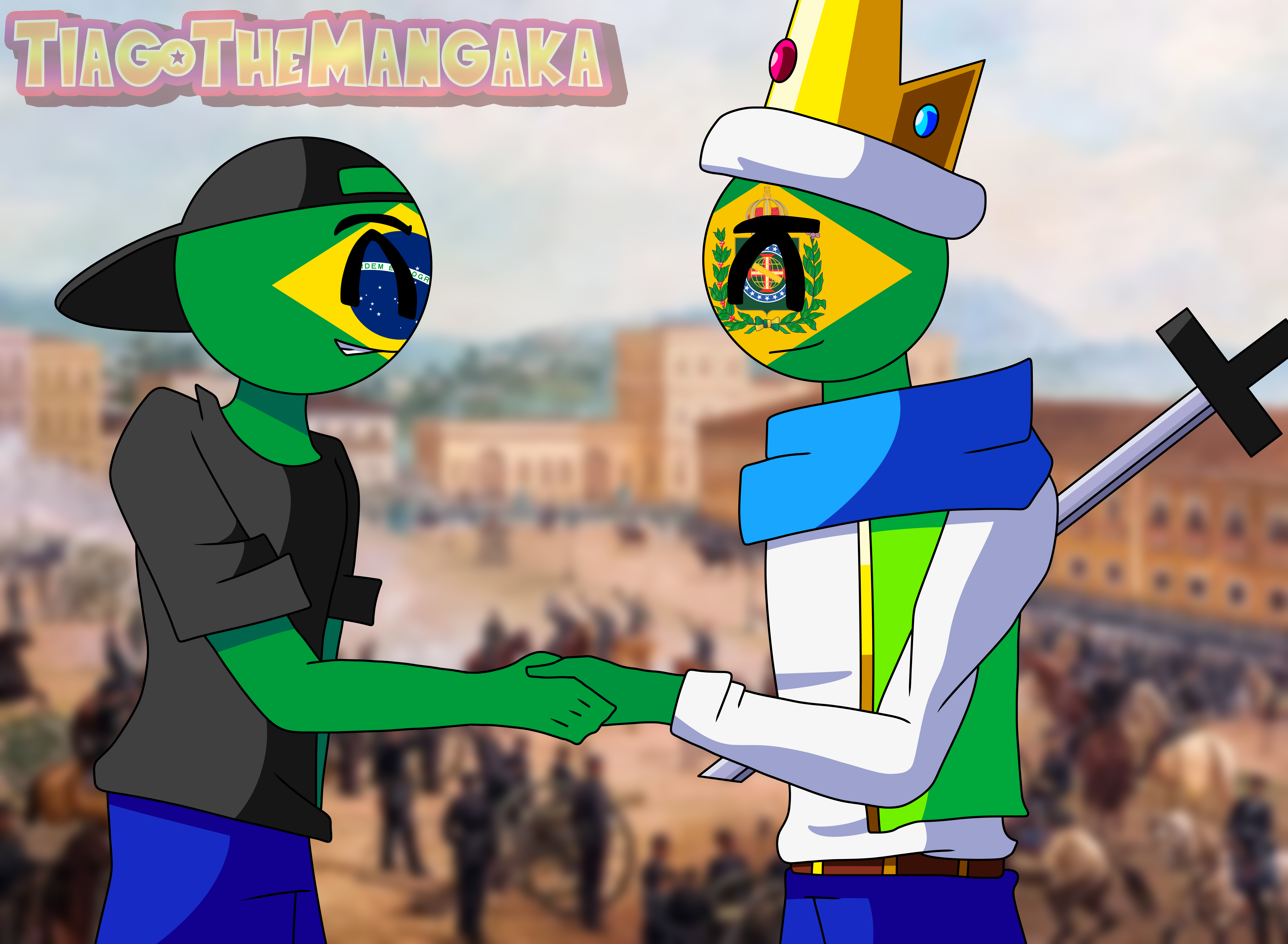 Federal Republic of Brazil Countryhumans by Cupheadboi6728 on DeviantArt