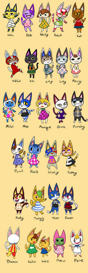 Animal Crossing Cats