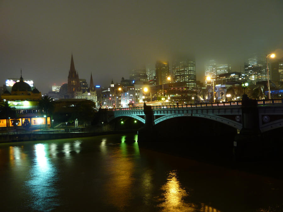 Melbourne by night