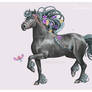 Commission:  Friesian Purple Design