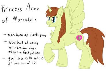 Anna as a pony by Rock-Mint-Swirl