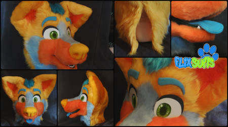 Sunrise Fursuit Head (And VIDEO!)