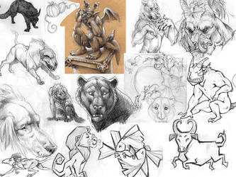 Sketch Page - Beasties