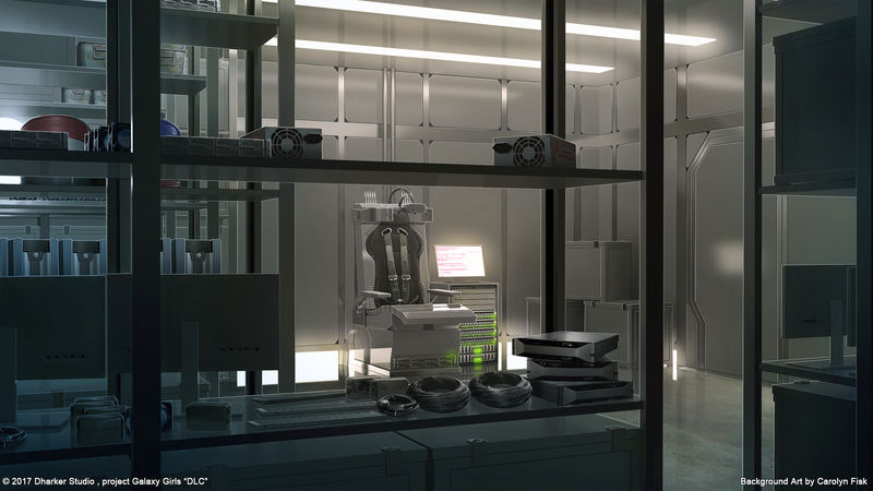 Space Ship Storage Room by Bone-Fish14 on DeviantArt