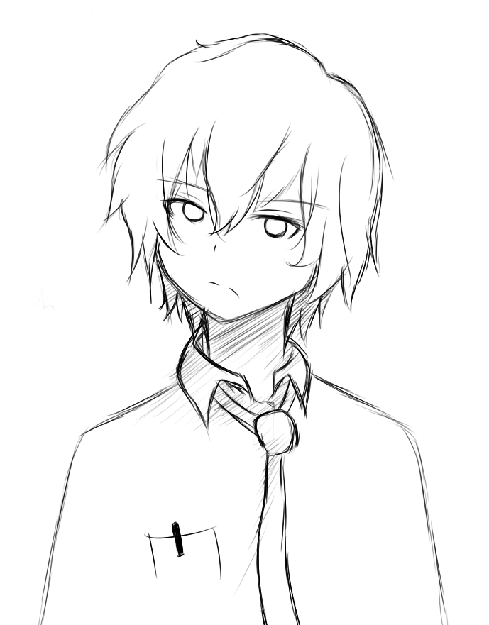 Random Guy Sketch by SaitoRyoichi on DeviantArt