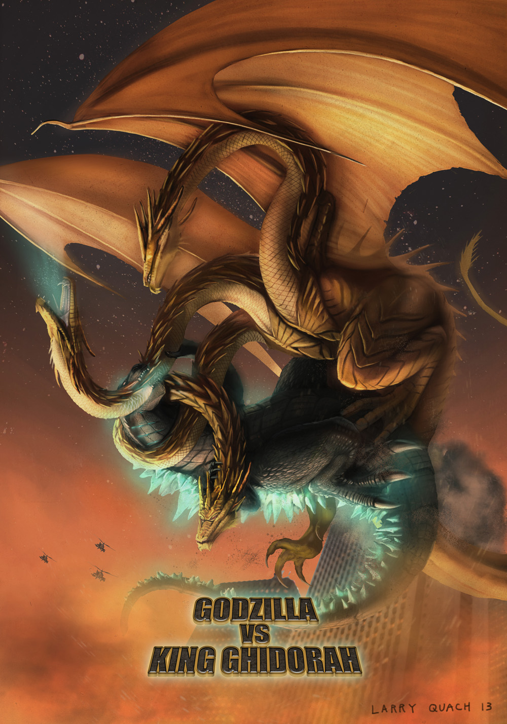 Godzilla Vs Ghidorah Version 2