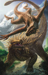 Anguirus vs Varan