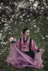 Korean traditional style_sitting