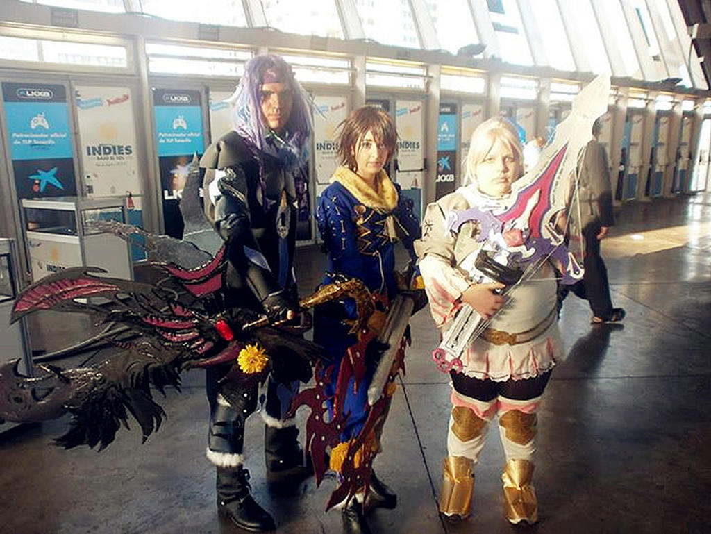 Caius, Serah and Noel