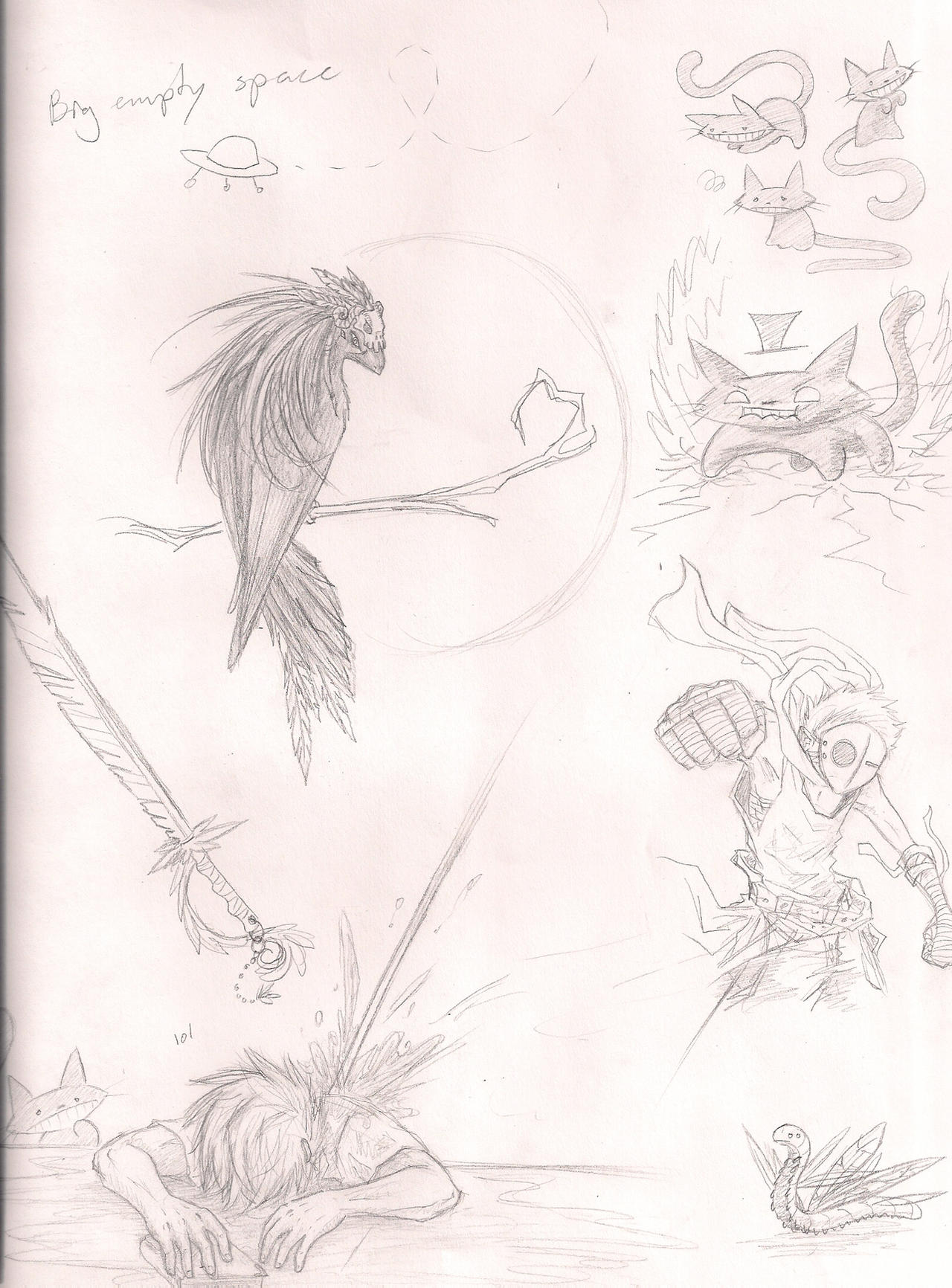 Doodle page by AnonXeidrii