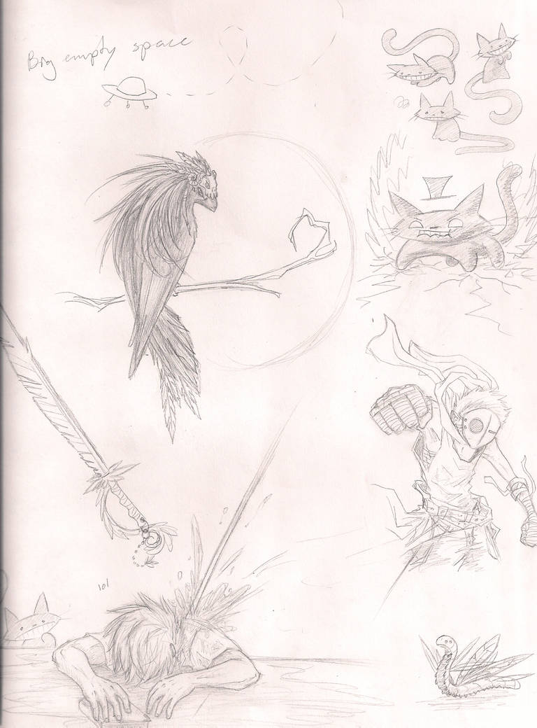 Doodle page by AnonXeidrii