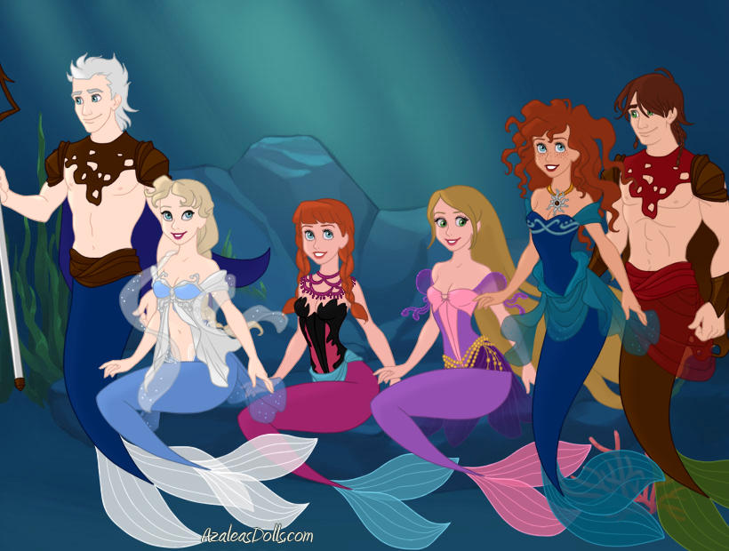 6 Mermen super six as Mermaid (or mermen) by Pinkandbluerose on DeviantArt