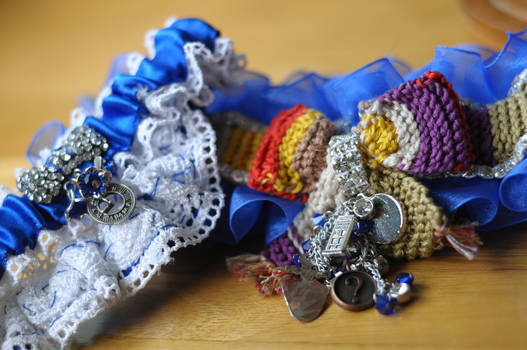 Doctor Who Wedding garter set 1