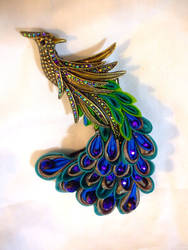 Peacock Kanzashi